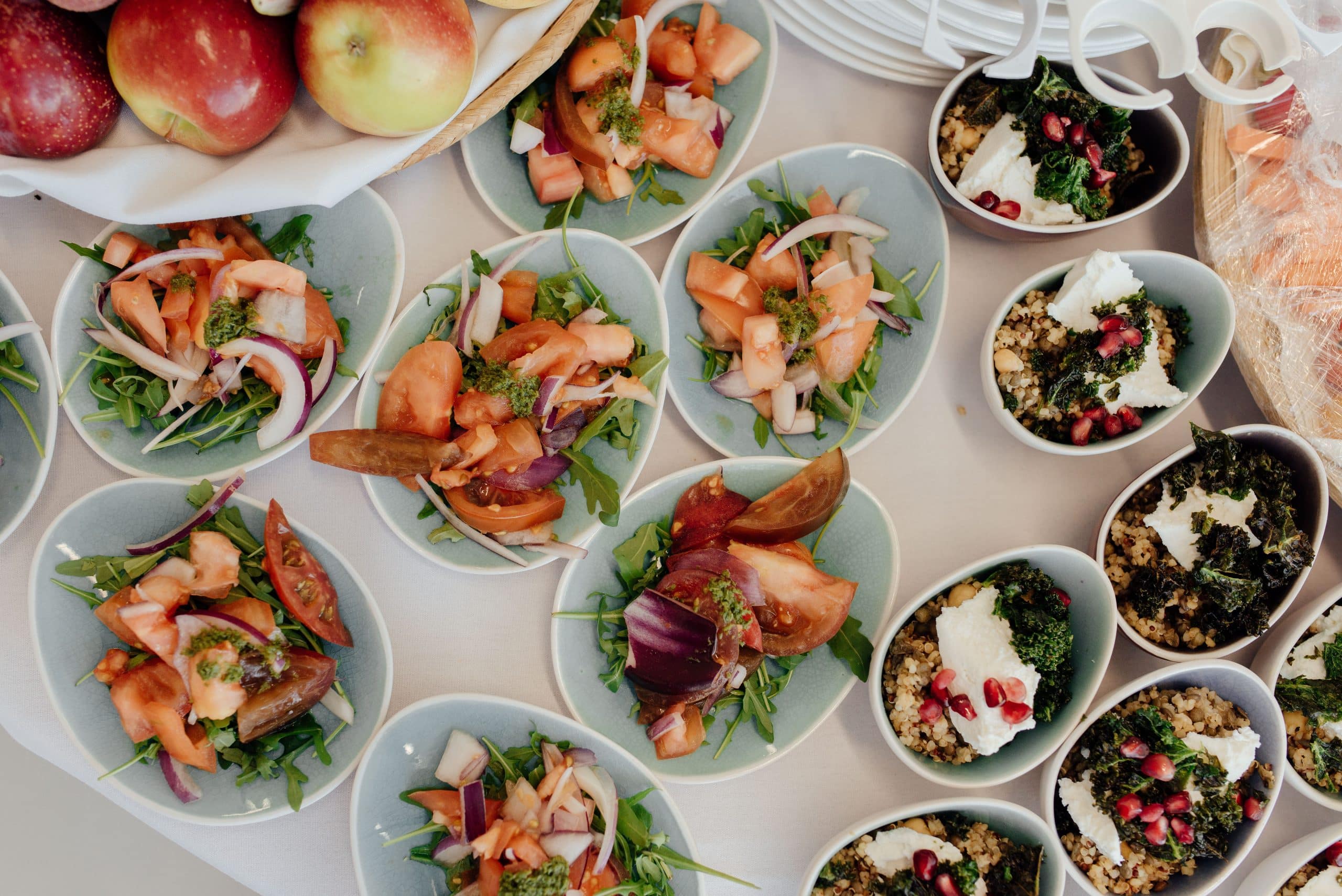 repas de mariage fait soi-même