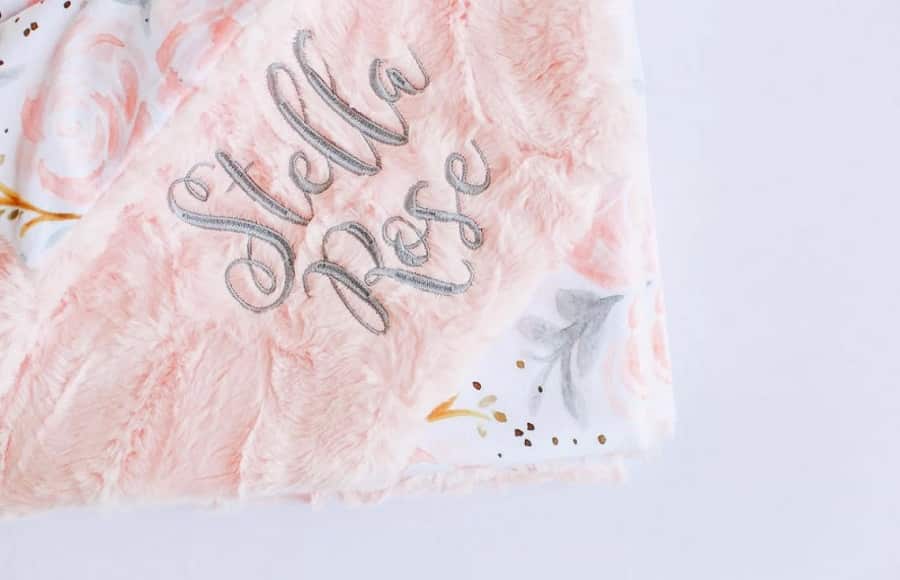 couverture bébé personnalisée