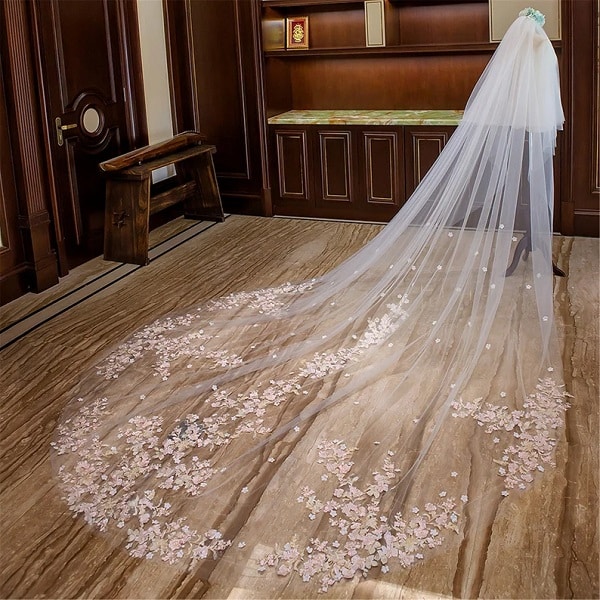 voile de mariée brodé voile de mariée brodé