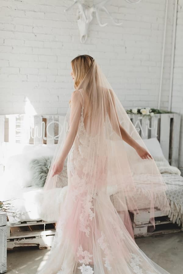 voile de mariée rose voile de mariée rose