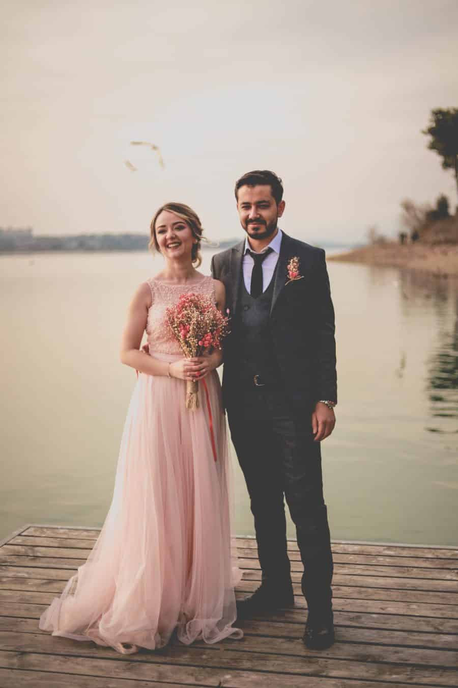 robe rose mariage