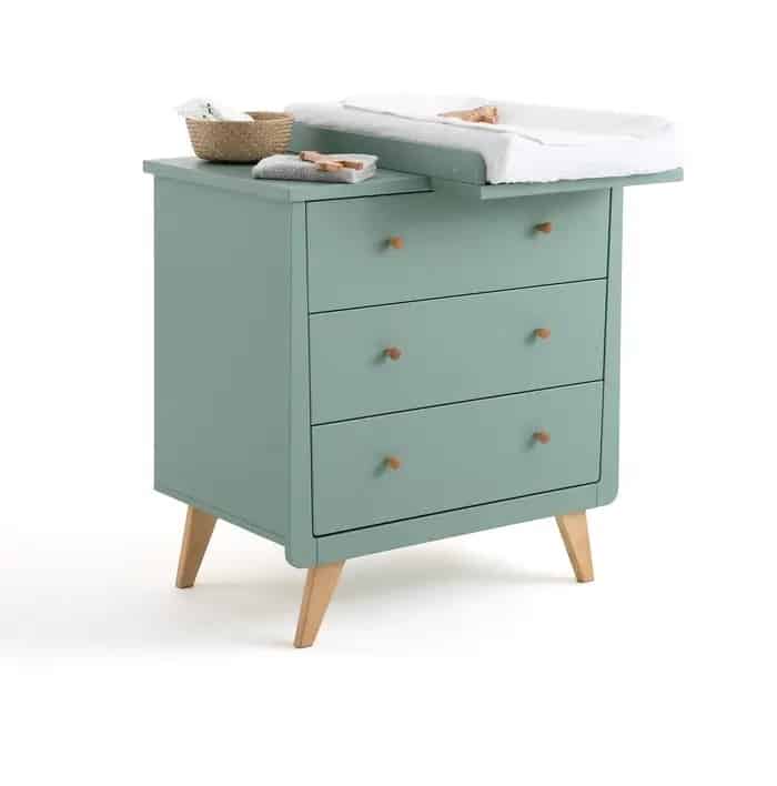 Commode table à langer 3 tiroirs, Willox Commode table à langer 3 tiroirs, Willox
