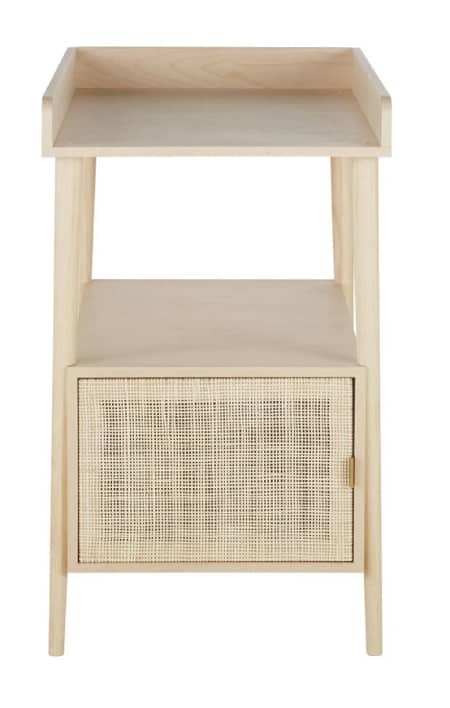 Meuble à langer 1 tiroir cannage en rotin beige Meuble à langer 1 tiroir cannage en rotin beige