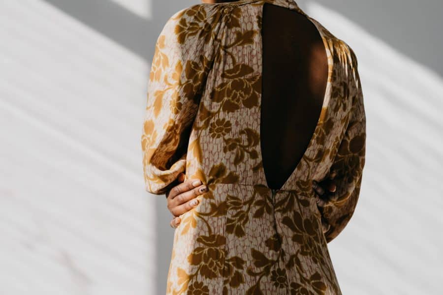 robe invitée mariage jaune