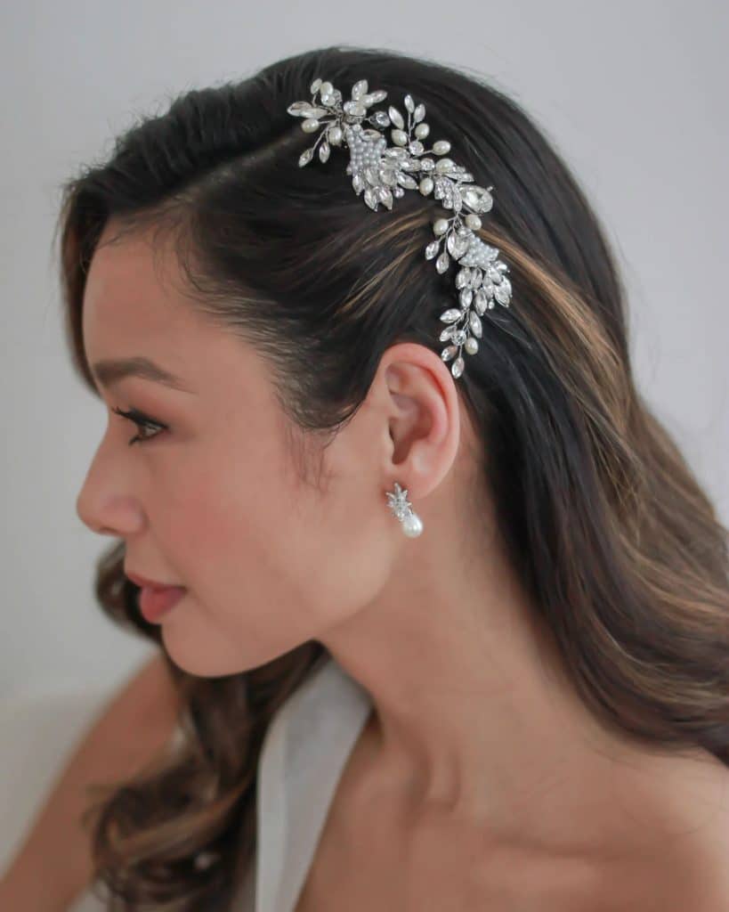 Pince à cheveux de mariage en perle Pince à cheveux de mariage en perle