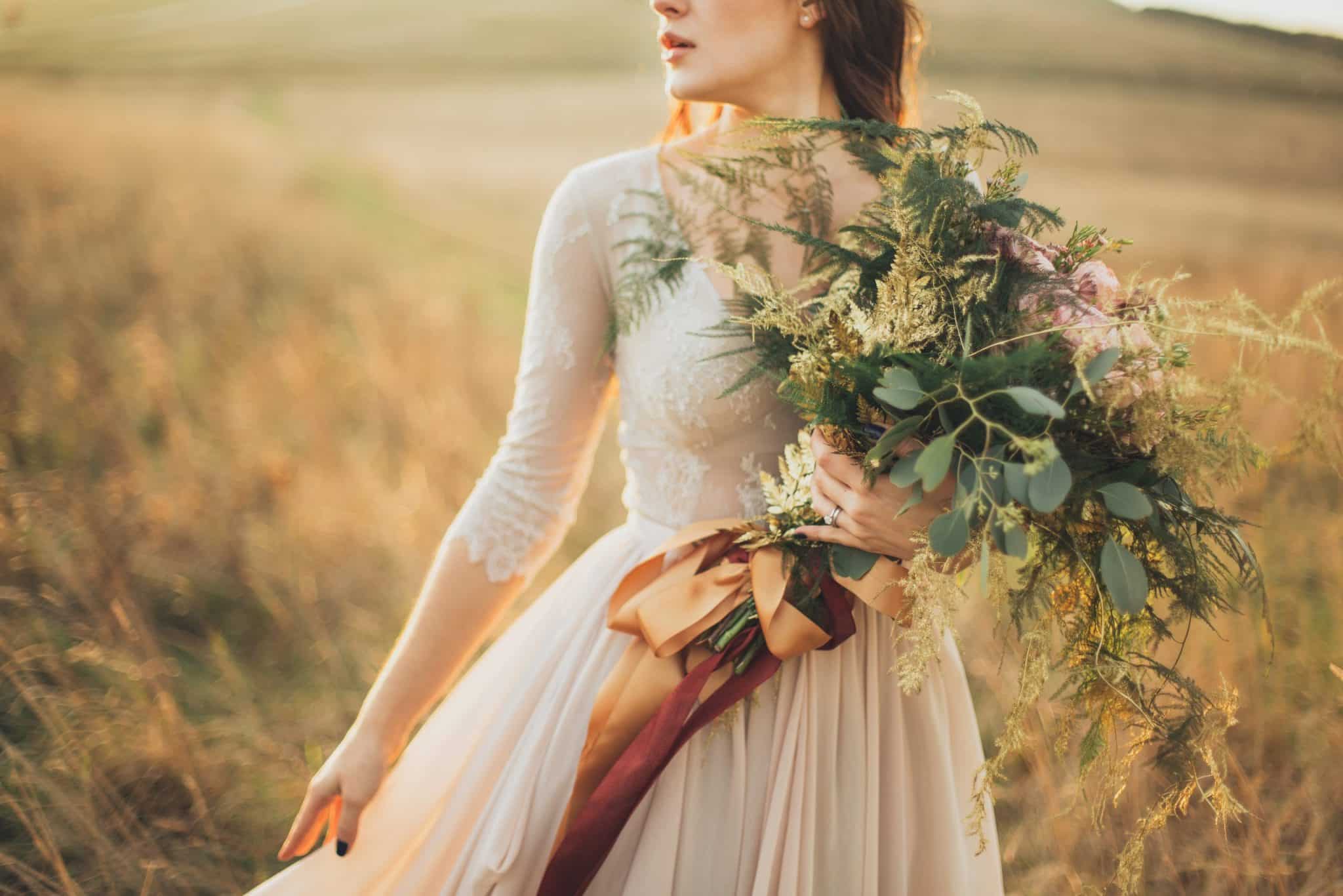 bouquet de mariée moderne