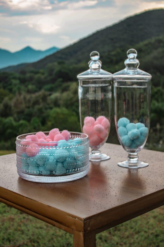 déco baby shower montagnes